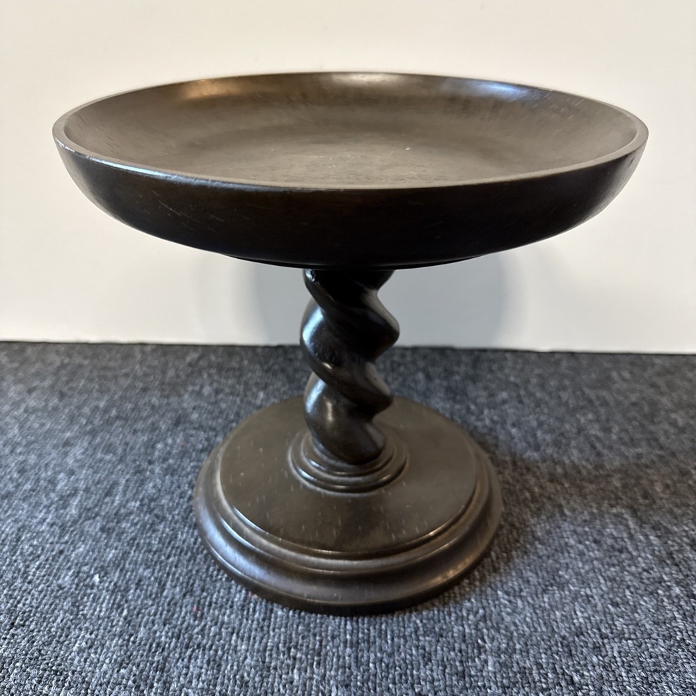 Southern Living At Home Barley Twist Pedestal Decor Cake Candle Stand Mint 9"
